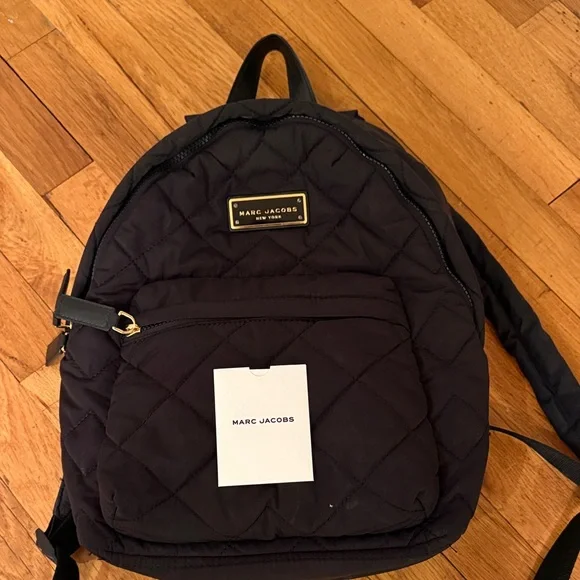 Marc Jacobs Mini Quilted Black Backpack - Picture 1 of 5